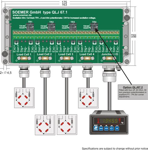 industrial load cell junction box|load cell wiring explained.